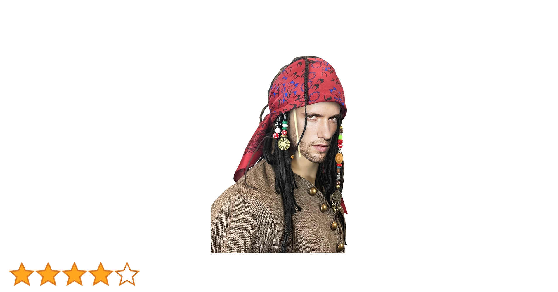 ジャック・スパロウ　ディズニー公式 コスプレ衣装 赤いバンダナ付き Amazon.co.jp: ジャック・スパロウ 完全版 ！！【 海賊